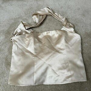 Reformation Sallie Silk Top